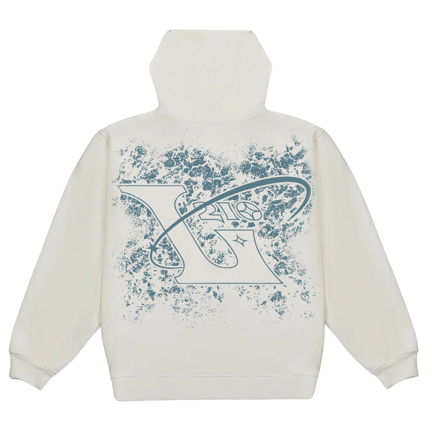 210 Faded Hoodie - Bright White