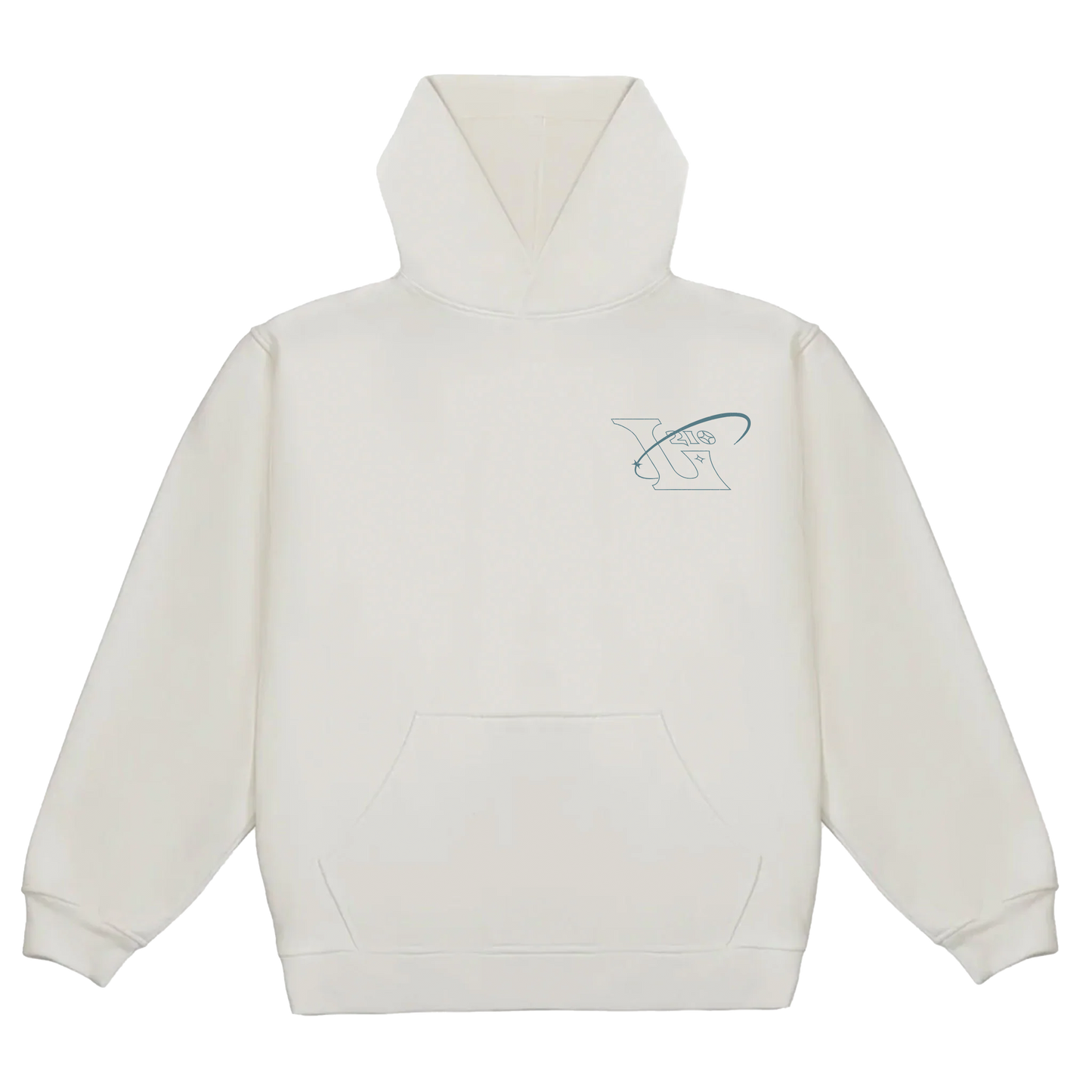 210 Faded Hoodie - Bright White