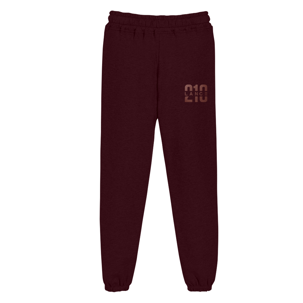 210 Maroon Foil Sweatpants