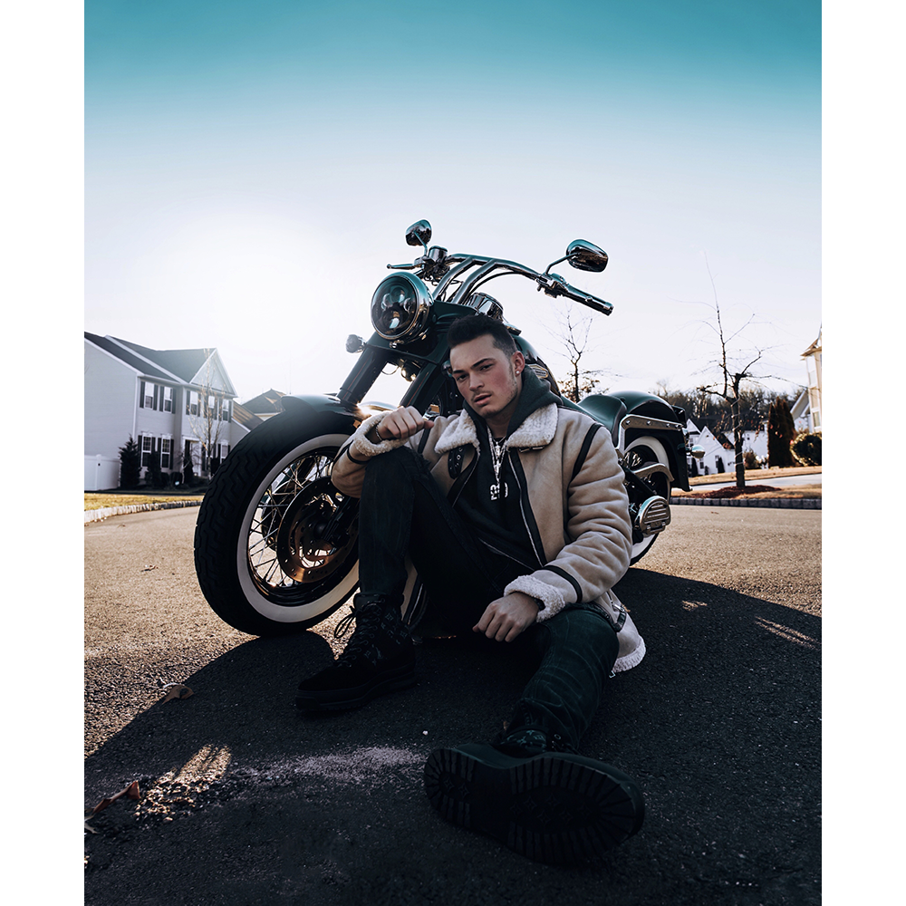 Foil Motorcycle Poster (Standard)