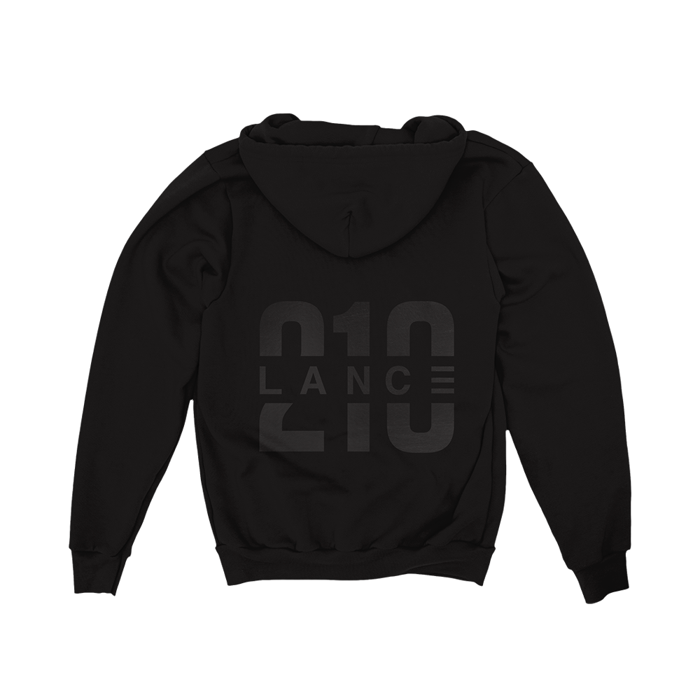 Black hoodie best sale merch