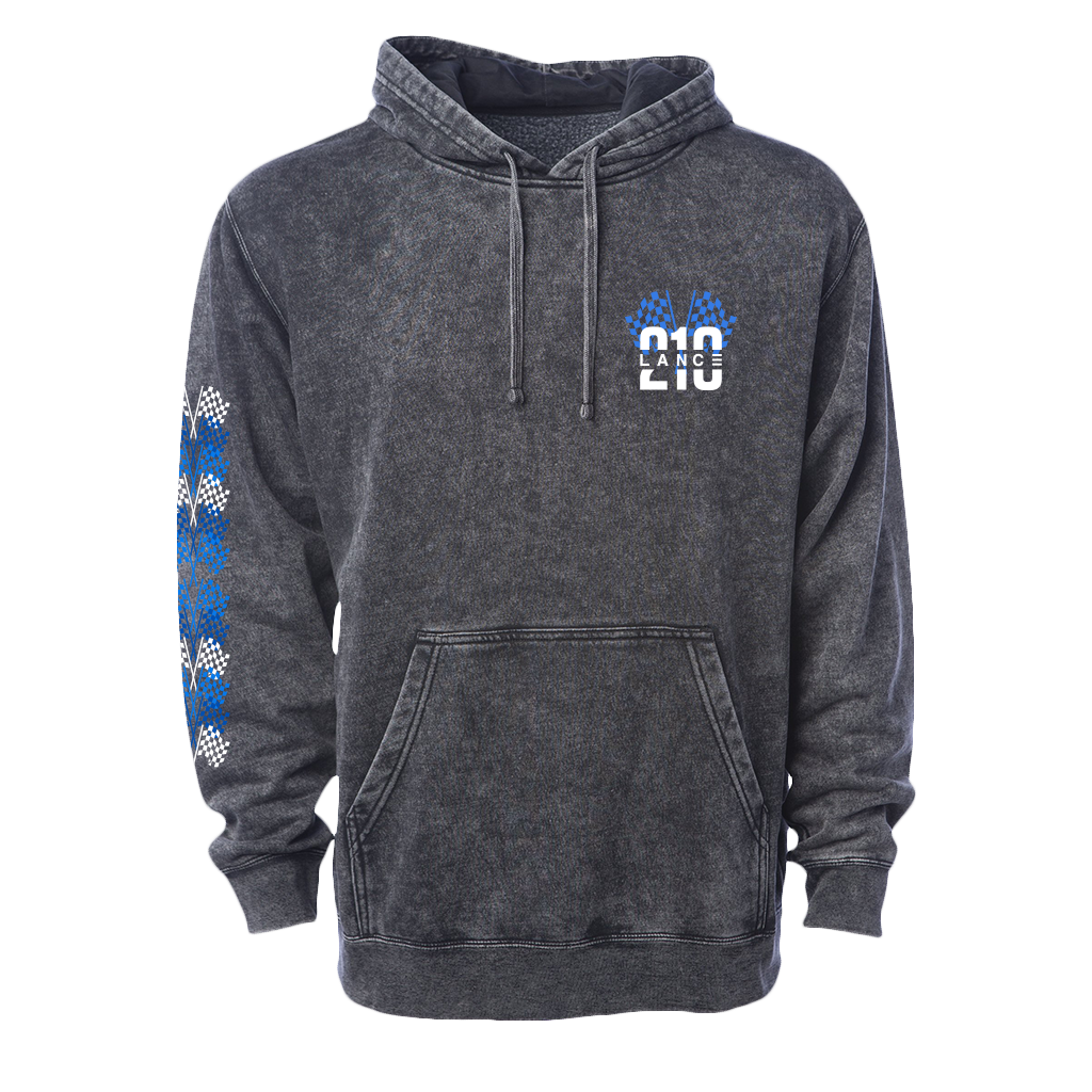 210 Racing Flag Hoodie (Mineral Wash)