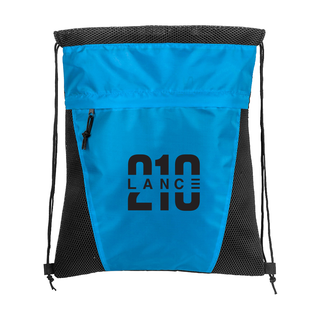210 Drawstring Bag (Blue)