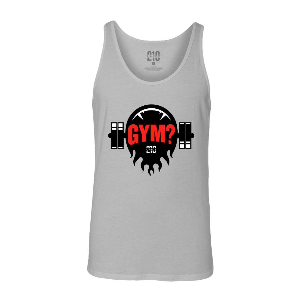 Gym? Tank Top (Grey) Lance Stewart Official Lance210 Merch Store - Shop T-shirts, beanies, snapbacks, pop sockets, hoodies and more! As Seen On YouTube, Vine, Instagram, Facebook and Twitter