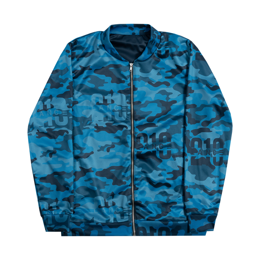210 Camo Midweight Bomber Jacket Navy