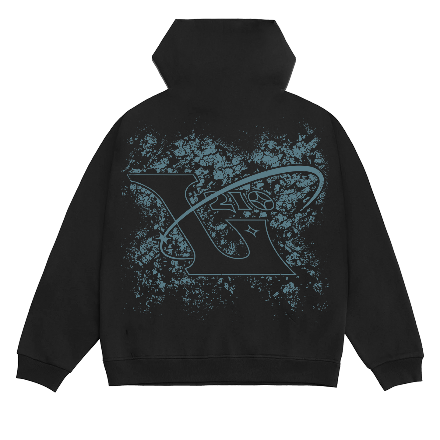 210 Faded Hoodie - Jet Black