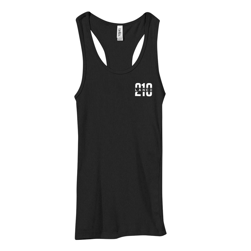 210 Ribbed Tank Top (Black)  Lance Stewart Official Lance210 Merch Store - Shop T-shirts, beanies, snapbacks, pop sockets, hoodies and more! As Seen On YouTube, Vine, Instagram, Facebook and Twitter