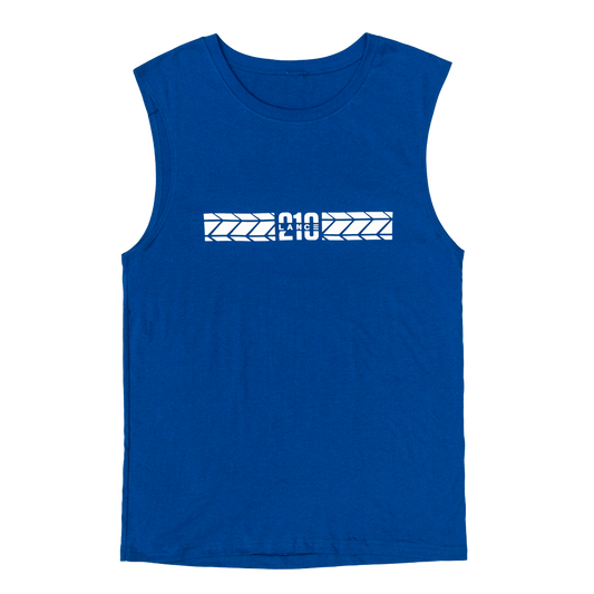 210 Tire Track Muscle Tank (Blue)