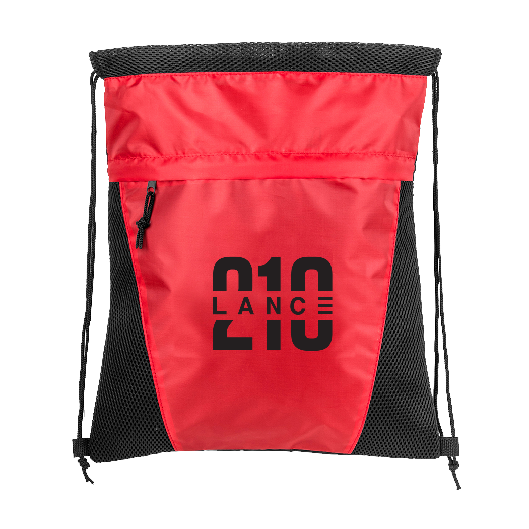210 Drawstring Bag (Red)