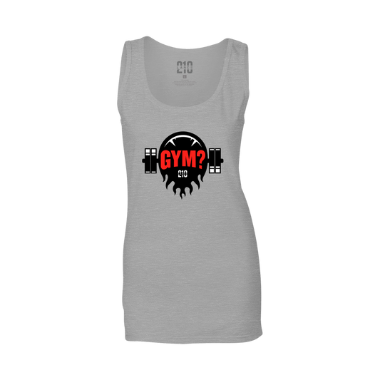 Women's Gym? Tank Top (Grey)  Lance Stewart Official Lance210 Merch Store - Shop T-shirts, beanies, snapbacks, pop sockets, hoodies and more! As Seen On YouTube, Vine, Instagram, Facebook and Twitter