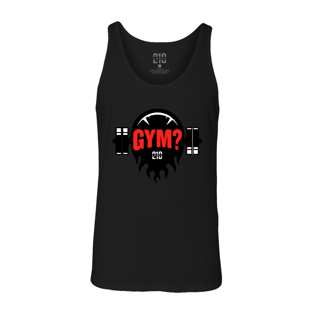Gym? Tank Top (Black)  Lance Stewart Official Lance210 Merch Store - Shop T-shirts, beanies, snapbacks, pop sockets, hoodies and more! As Seen On YouTube, Vine, Instagram, Facebook and Twitter